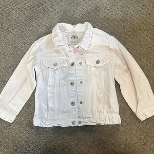 Zara Kids Light Pink Denim Jacket